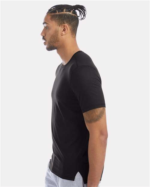 Champion CHP160 Unisex Sport T-Shirt - Black - model side
