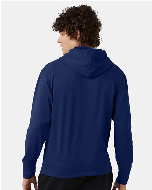 Champion CHP180 Unisex Sport Hooded Sweatshirt - Athletic Navy - model back