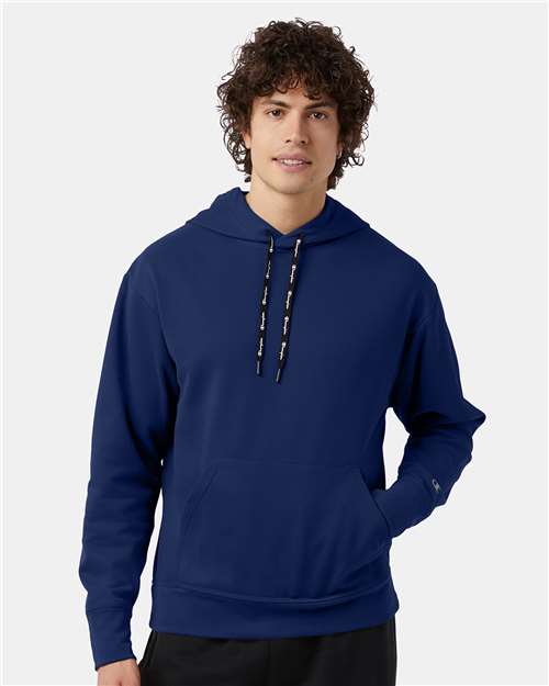 Champion CHP180 Unisex Sport Hooded Sweatshirt - Athletic Navy - model front