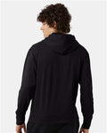 Champion CHP180 Unisex Sport Hooded Sweatshirt - Black - model back