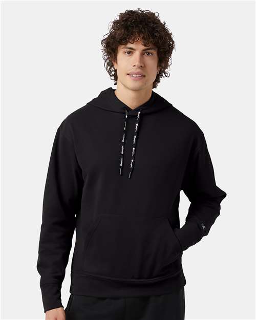 Champion CHP180 Unisex Sport Hooded Sweatshirt - Black - model front