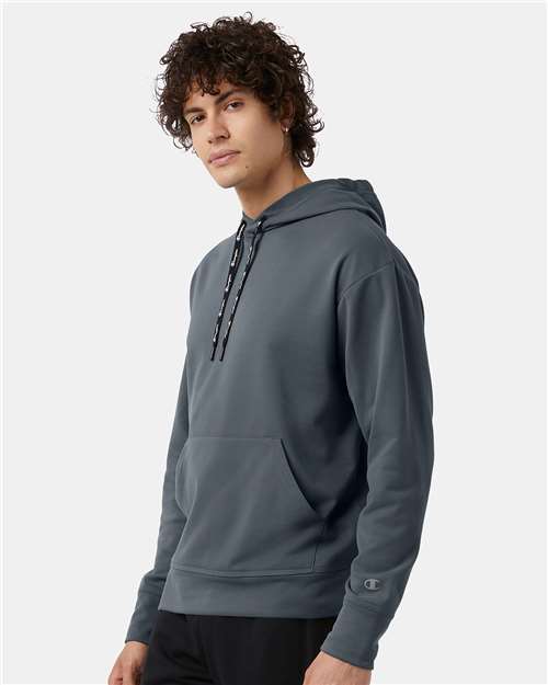 Champion CHP180 Unisex Sport Hooded Sweatshirt - Stealth - model side