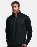 Champion CHP190 Unisex Sport Quarter-Zip Pullover - Black - model front