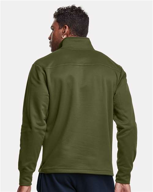 Champion CHP190 Unisex Sport Quarter-Zip Pullover - Fresh Olive - model back