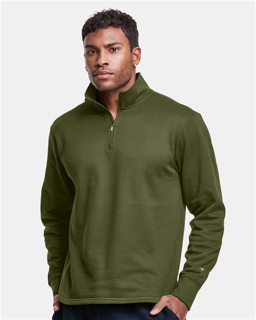 Champion CHP190 Unisex Sport Quarter-Zip Pullover - Fresh Olive - model front