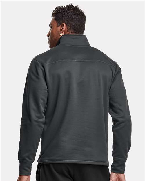 Champion CHP190 Unisex Sport Quarter-Zip Pullover - Stealth - model back