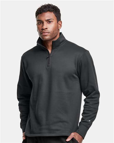 Champion CHP190 Unisex Sport Quarter-Zip Pullover - Stealth - model front
