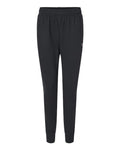 Champion P930 Powerblend Fleece Joggers - Black - flat front