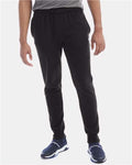 Champion P930 Powerblend Fleece Joggers - Black - model front