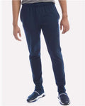 Champion P930 Powerblend Fleece Joggers - Navy - model front
