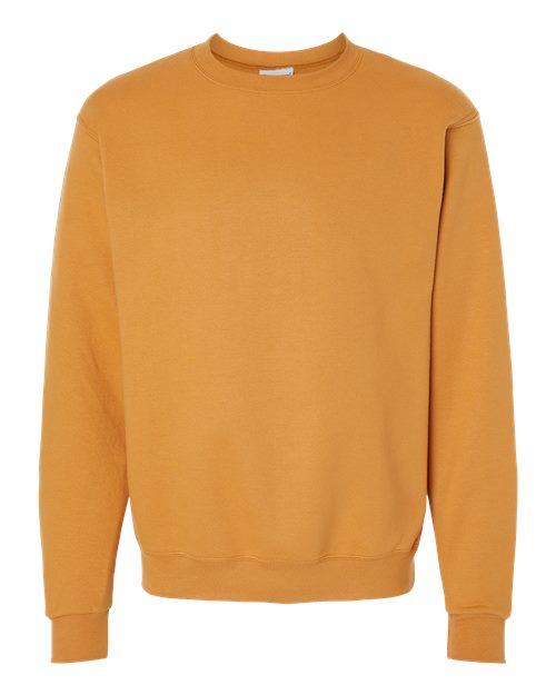 Champion S600 Powerblend Crewneck Sweatshirt - Gold Glint - flat front