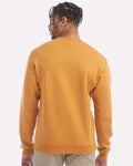 Champion S600 Powerblend Crewneck Sweatshirt - Gold Glint - model back