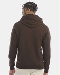Champion S700 Powerblend Hooded Sweatshirt - Chocolate Brown - model back