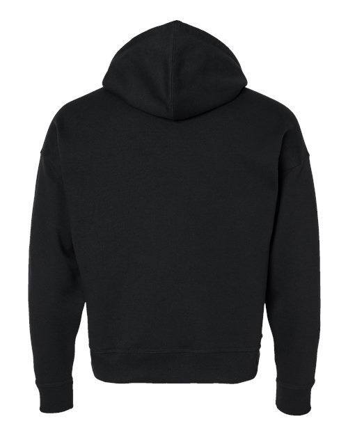 Champion S760 Women's Powerblend Hooded Sweatshirt - Black - back