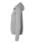 Champion S760 Women's Powerblend Hooded Sweatshirt - Light Steel - side