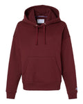 Champion S760 Women's Powerblend Hooded Sweatshirt - Maroon - front