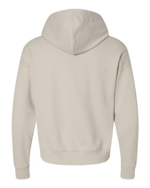 Champion S760 Women's Powerblend Hooded Sweatshirt - Sand - back