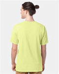Hanes GDH100 Men's Garment-Dyed T-Shirt - Chic Lime - model back