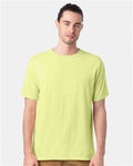 Hanes GDH100 Men's Garment-Dyed T-Shirt - Chic Lime - model front