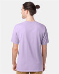 Hanes GDH100 Men's Garment-Dyed T-Shirt - Future Lavender - model back