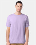 Hanes GDH100 Men's Garment-Dyed T-Shirt - Future Lavender - model front