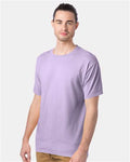 Hanes GDH100 Men's Garment-Dyed T-Shirt - Future Lavender - model side