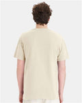 Hanes GDH150 Unisex Garment-Dyed Pocket T-Shirt - Parchment - model back