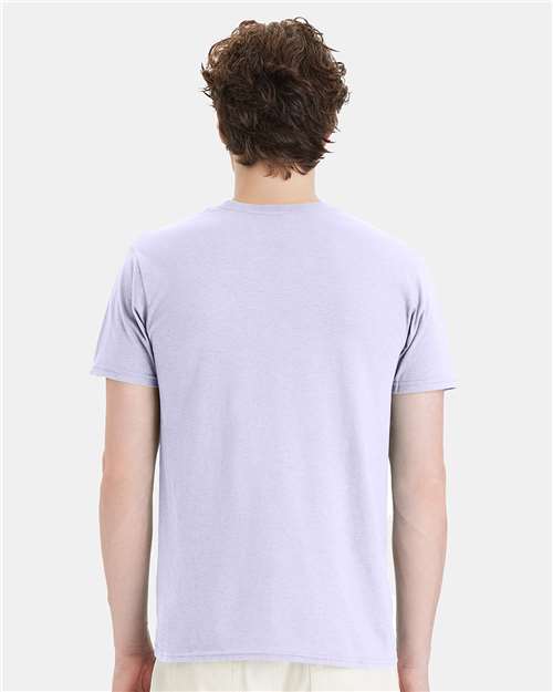 Hanes 4980 Perfect-T T-Shirt - Urban Lilac - model back