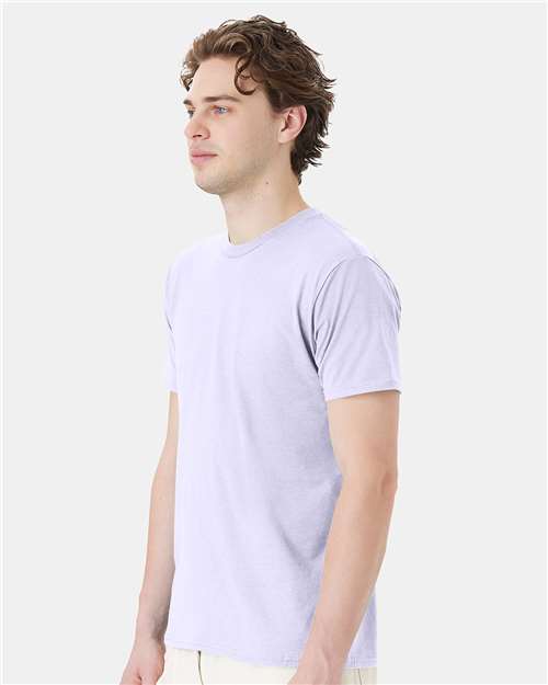 Hanes 4980 Perfect-T T-Shirt - Urban Lilac - model side