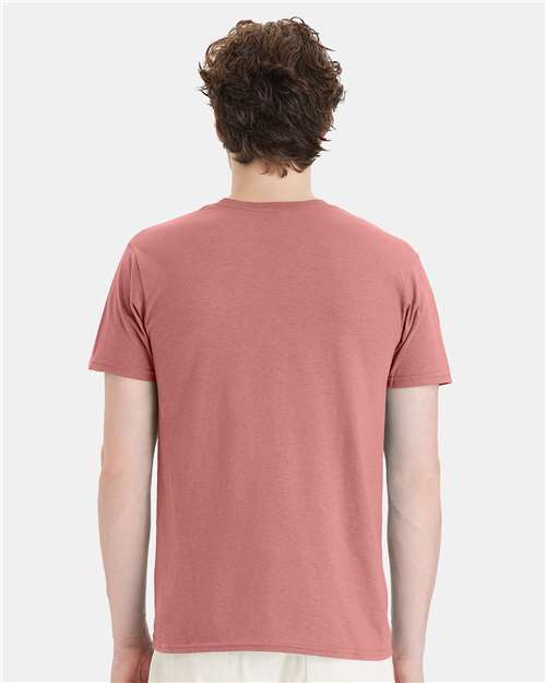 Hanes 4980 Perfect-T T-Shirt - Mauve - model back