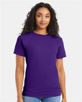 Hanes 5280 Essential-T T-Shirt - Athletic Purple - model front