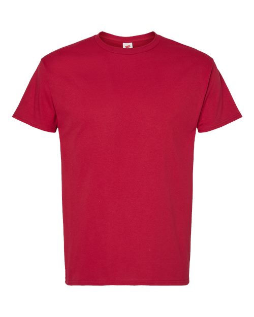 Hanes 5280 Essential-T T-Shirt - Athletic Crimson - flat front