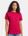 Hanes 5280 Essential-T T-Shirt - Athletic Crimson - model front