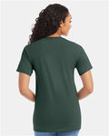 Hanes 5280 Essential-T T-Shirt - Athletic Dark Green - model back