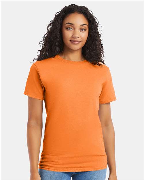 Hanes 5280 Essential-T T-Shirt - Tennessee Orange - model front