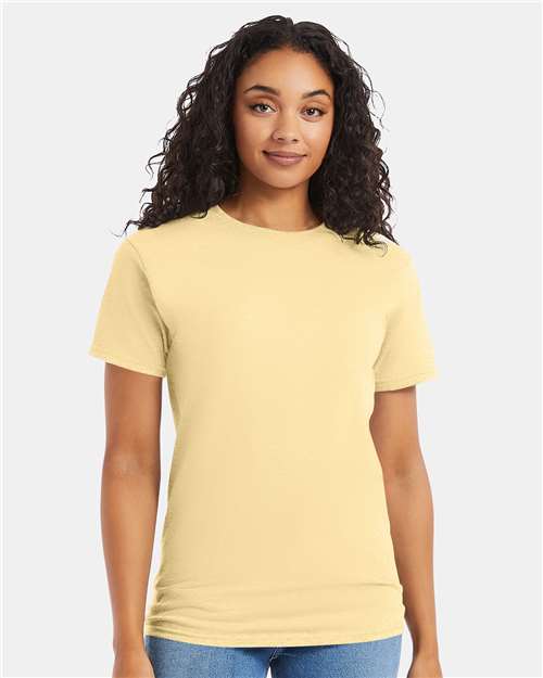 Hanes 5280 Essential-T T-Shirt - Athletic Gold - model front