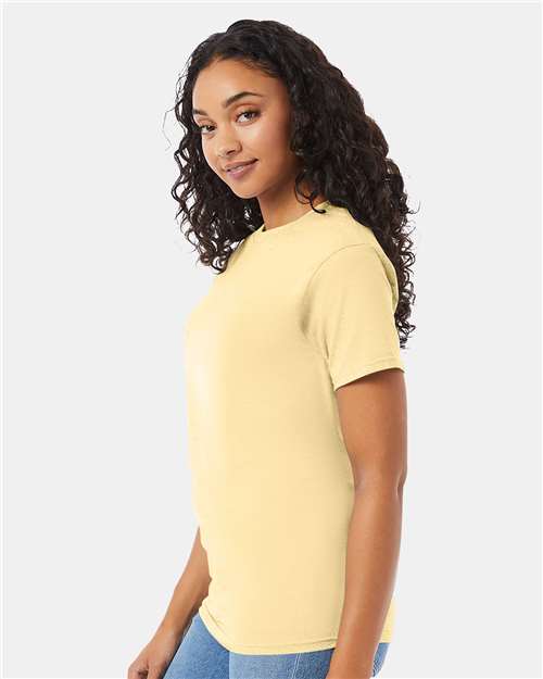 Hanes 5280 Essential-T T-Shirt - Athletic Gold - model side