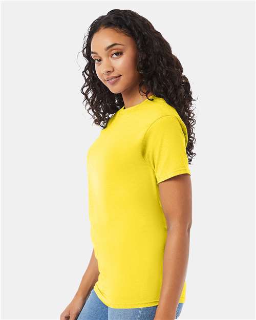 Hanes 5280 Essential-T T-Shirt - Athletic Yellow - model side