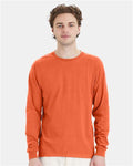 Hanes 5286 Essential-T Long Sleeve T-Shirt - Texas Orange - model front