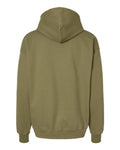 Hanes F170 Ultimate Cotton Hooded Sweatshirt - Oregano - back