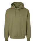 Hanes F170 Ultimate Cotton Hooded Sweatshirt - Oregano - flat front