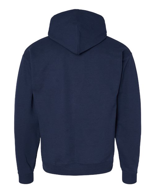 Hanes P170 EcoSmart Hooded Sweatshirt - Athletic Navy - back