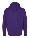 Hanes P170 EcoSmart Hooded Sweatshirt - Athletic Purple - back