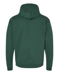 Hanes P170 EcoSmart Hooded Sweatshirt - Athletic Dark Green - back