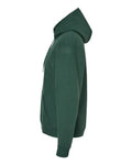 Hanes P170 EcoSmart Hooded Sweatshirt - Athletic Dark Green - side