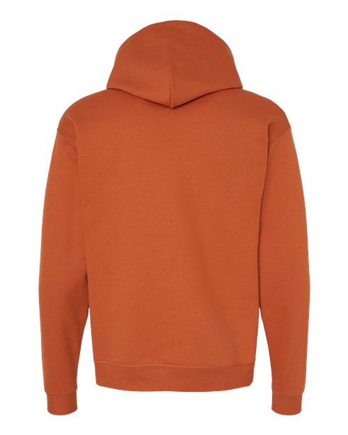 Hanes P170 EcoSmart Hooded Sweatshirt - Texas Orange - back