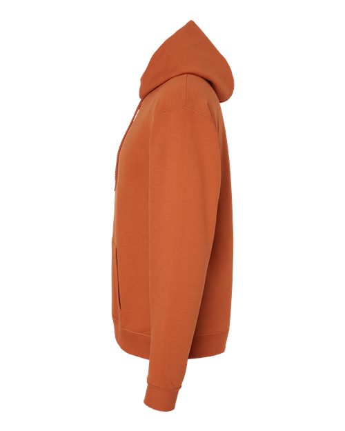 Hanes P170 EcoSmart Hooded Sweatshirt - Texas Orange - side