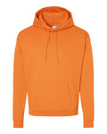 Hanes P170 EcoSmart Hooded Sweatshirt - Tennessee Orange - flat front