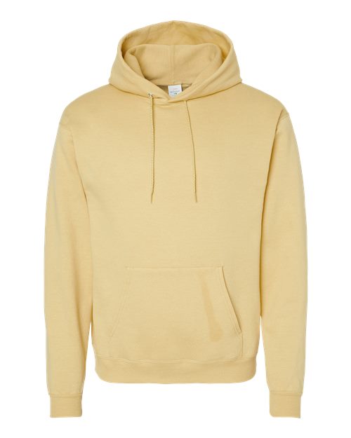 Hanes P170 EcoSmart Hooded Sweatshirt - Athletic Gold - flat front