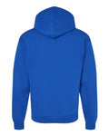Hanes P170 EcoSmart Hooded Sweatshirt - Athletic Royal - back